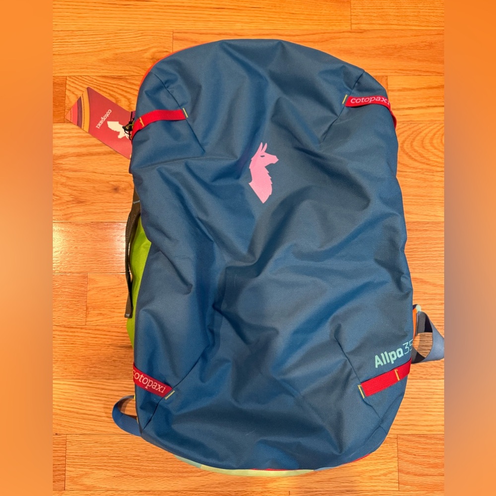 Cotopaxi Del Dia Allpa 35L travel pack backpack - BEST one-of-a-kind colorway!